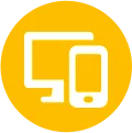 Poker cards icon in gold